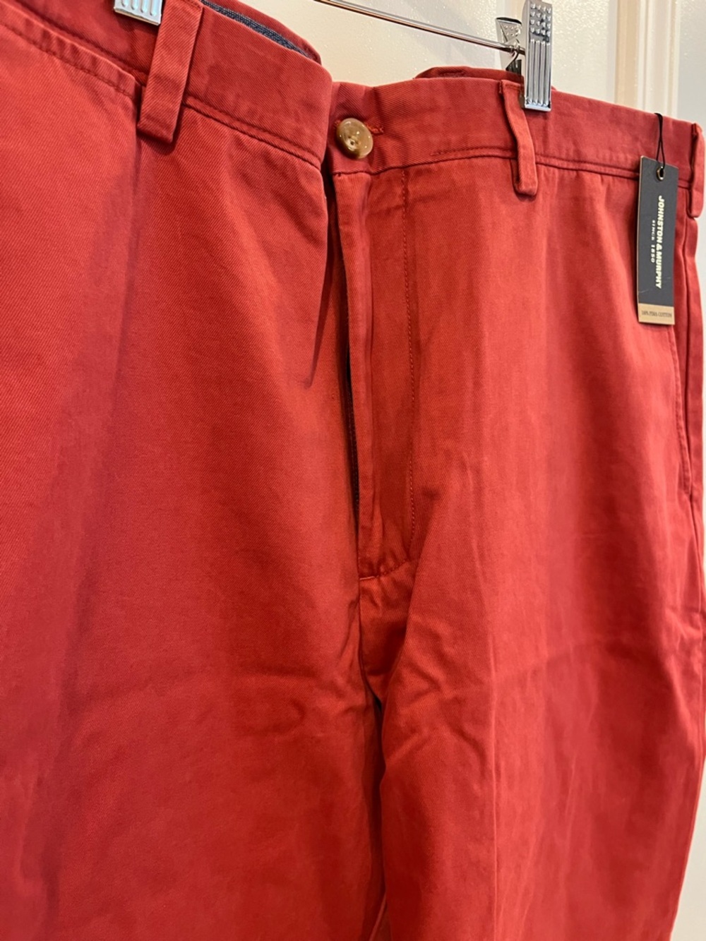 Johnston & Murphy Red Chino Pants - Picture 2 of 8